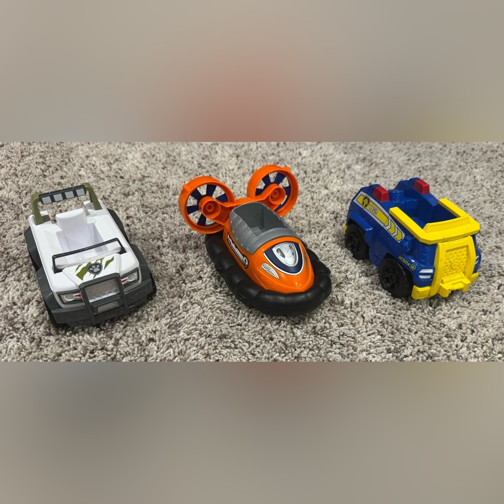 PAW Patrol Vehicles Lot - Tracker, Zuma & Chase
